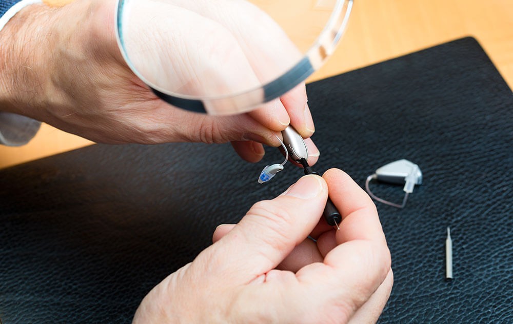 Professional Repairing hearing aid